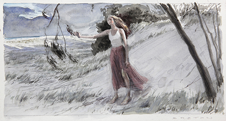 Composition Study for The Sea Has Many Voices by Scott  Breton | Lethbridge Gallery